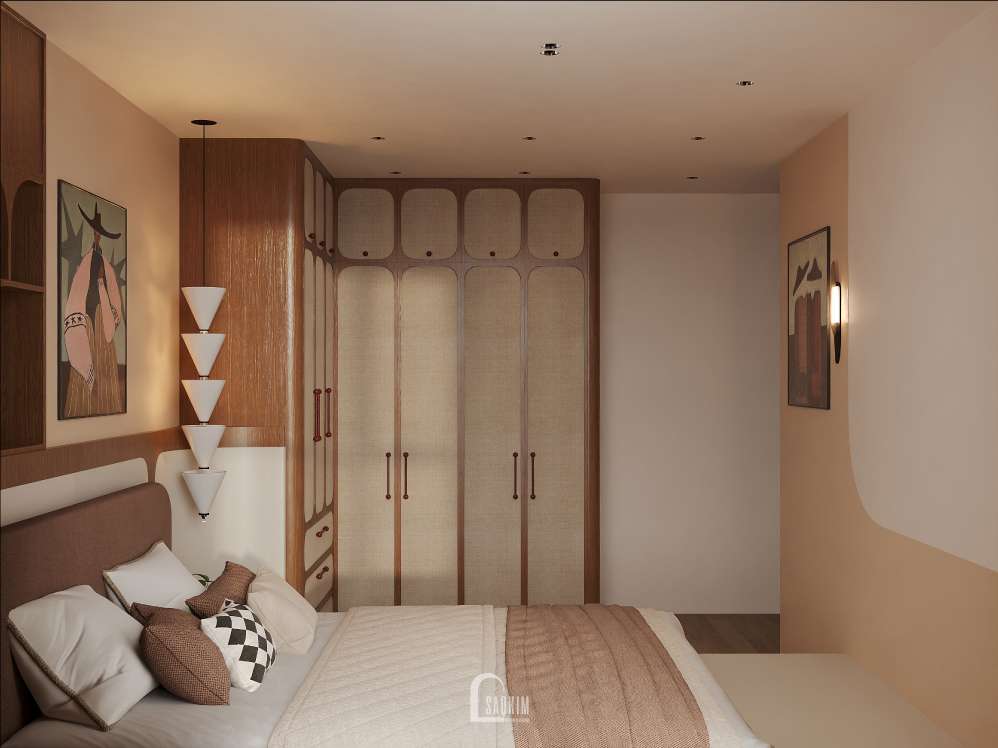 Thiết kế chung cư Viha Complex Leciva với không gian ngủ hài hòa, tiện nghi